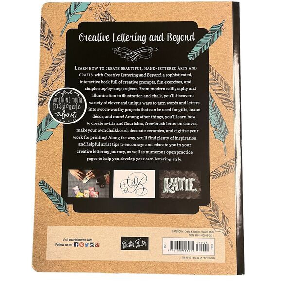 Creative Lettering And Beyond | Hand Lettering Tips & Tutorials Paperback Book - Picture 2 of 2